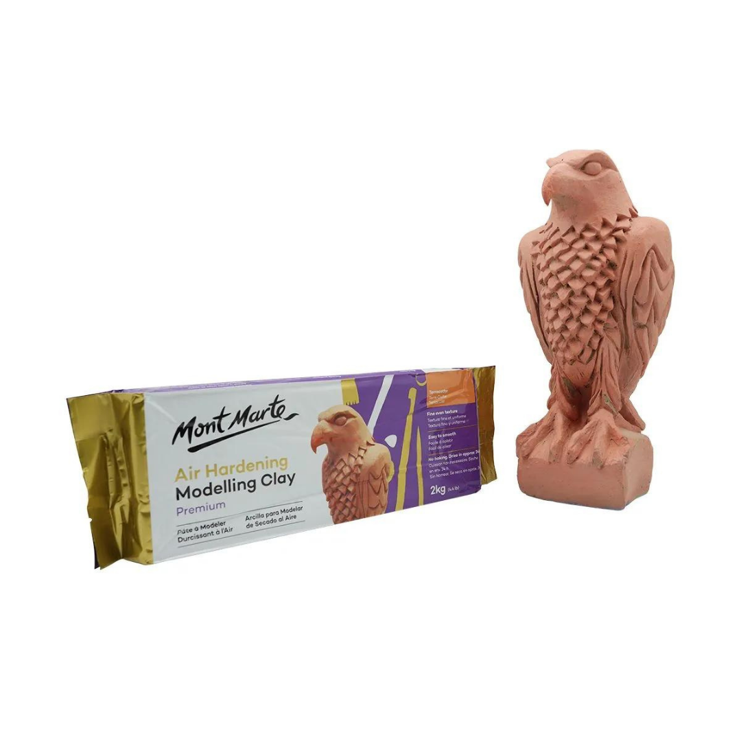 Arcilla para Modelar de Secado al Aire Premium – Terracota – 2 kg