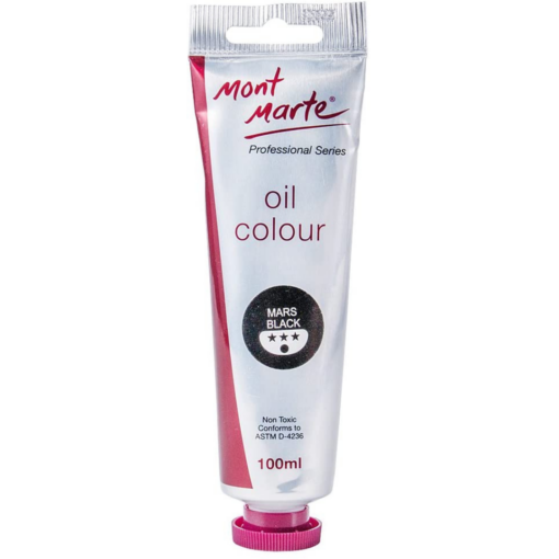 Óleo Profesional Mars Black 100ml Mont Marte