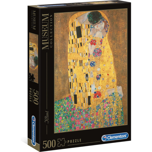 Rompecabezas Museum - Klimt - El Beso - 500 piezas - Clementoni