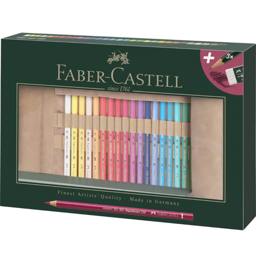 Estuche Enrollable de Colección con 34 piezas Polychromo - Faber Castell