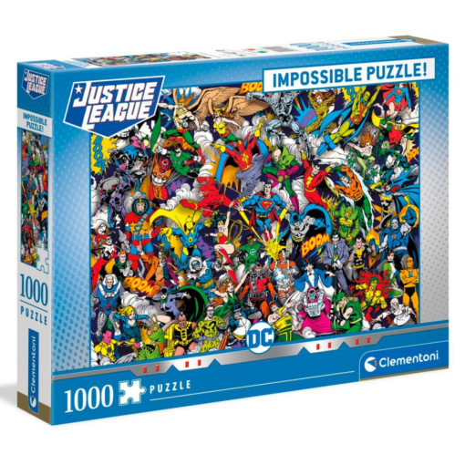 Rompecabezas DC Edición Impossible – Justice League – 1000 piezas – Clementoni